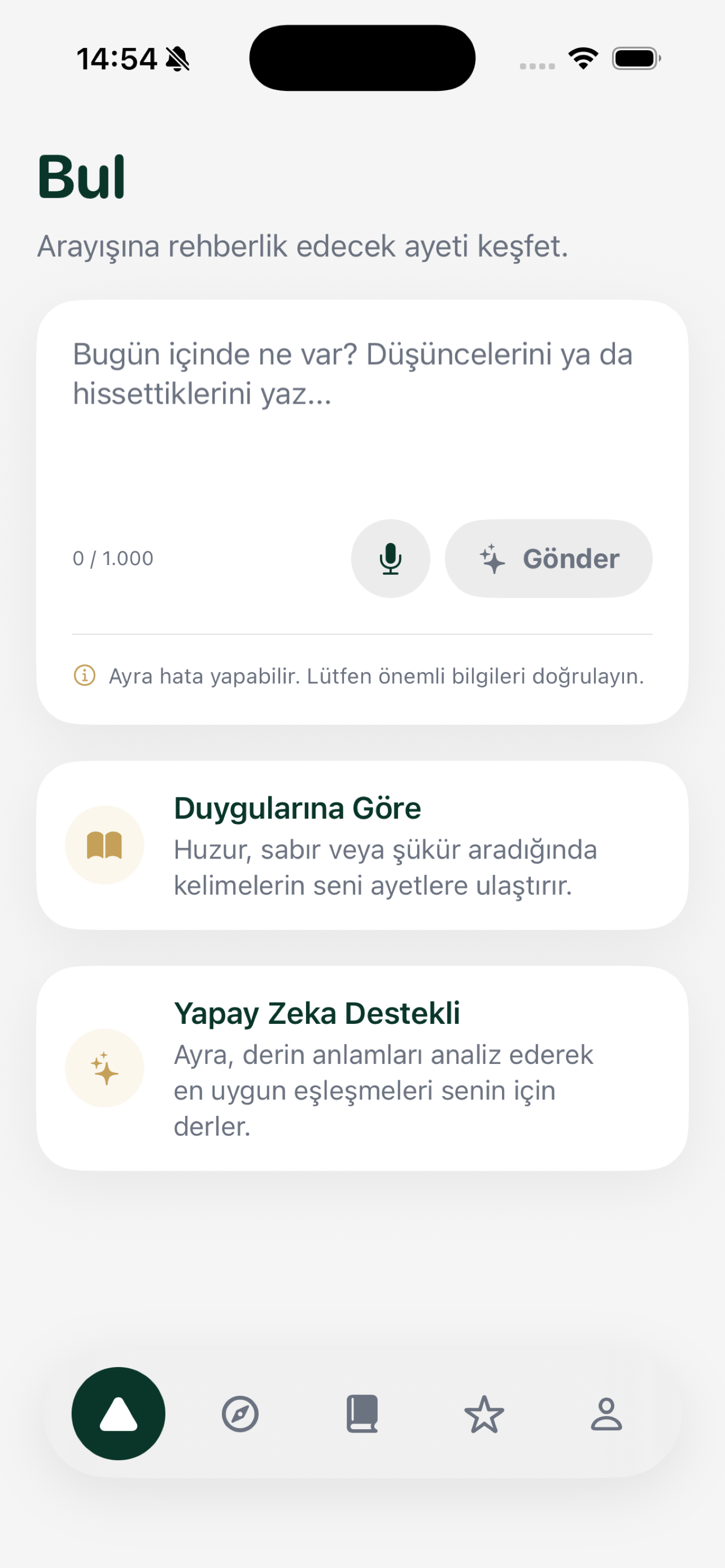 Ayra Arama Ekranı